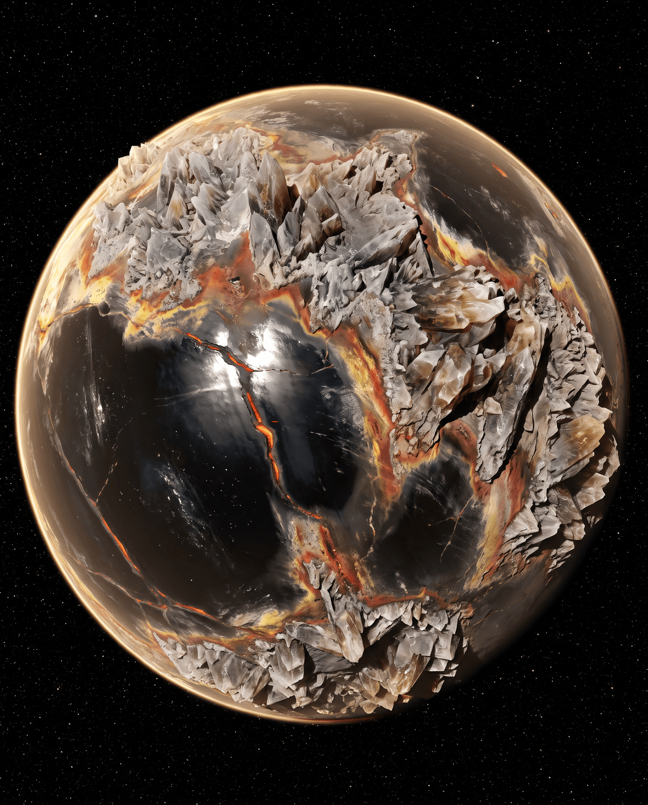 Donlan — molten silicate plains and crystalline ranges