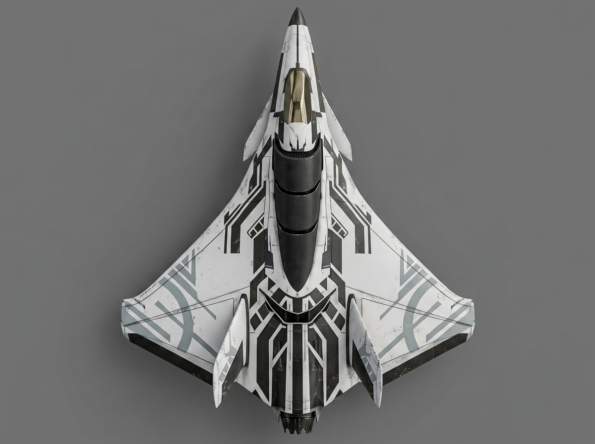 Gladius-class interceptor — overhead view