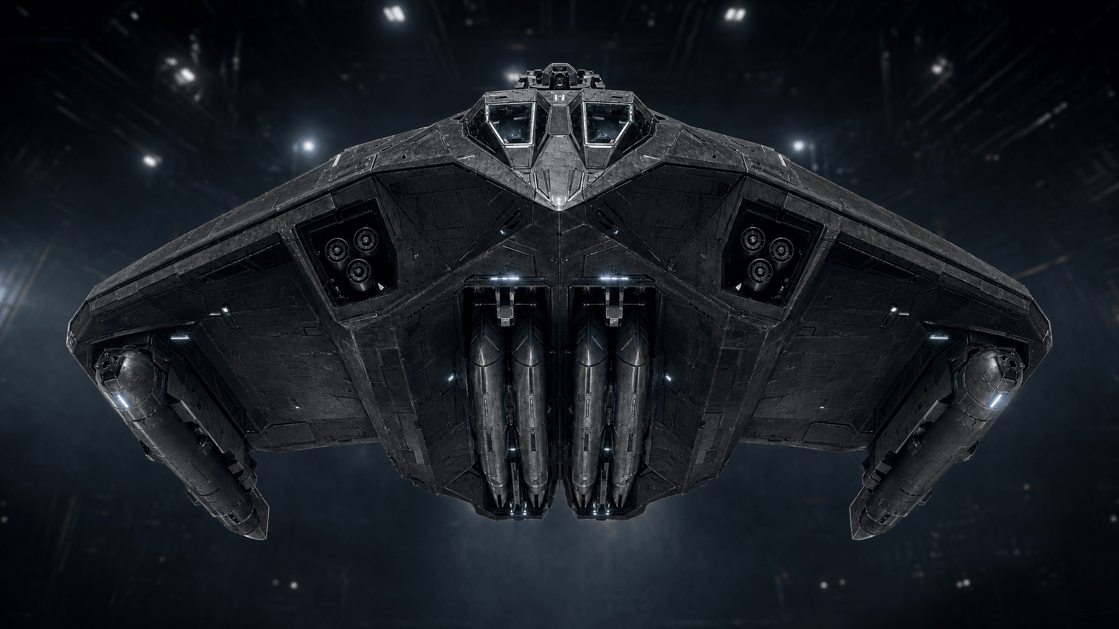 Mace-class bomber — underside view