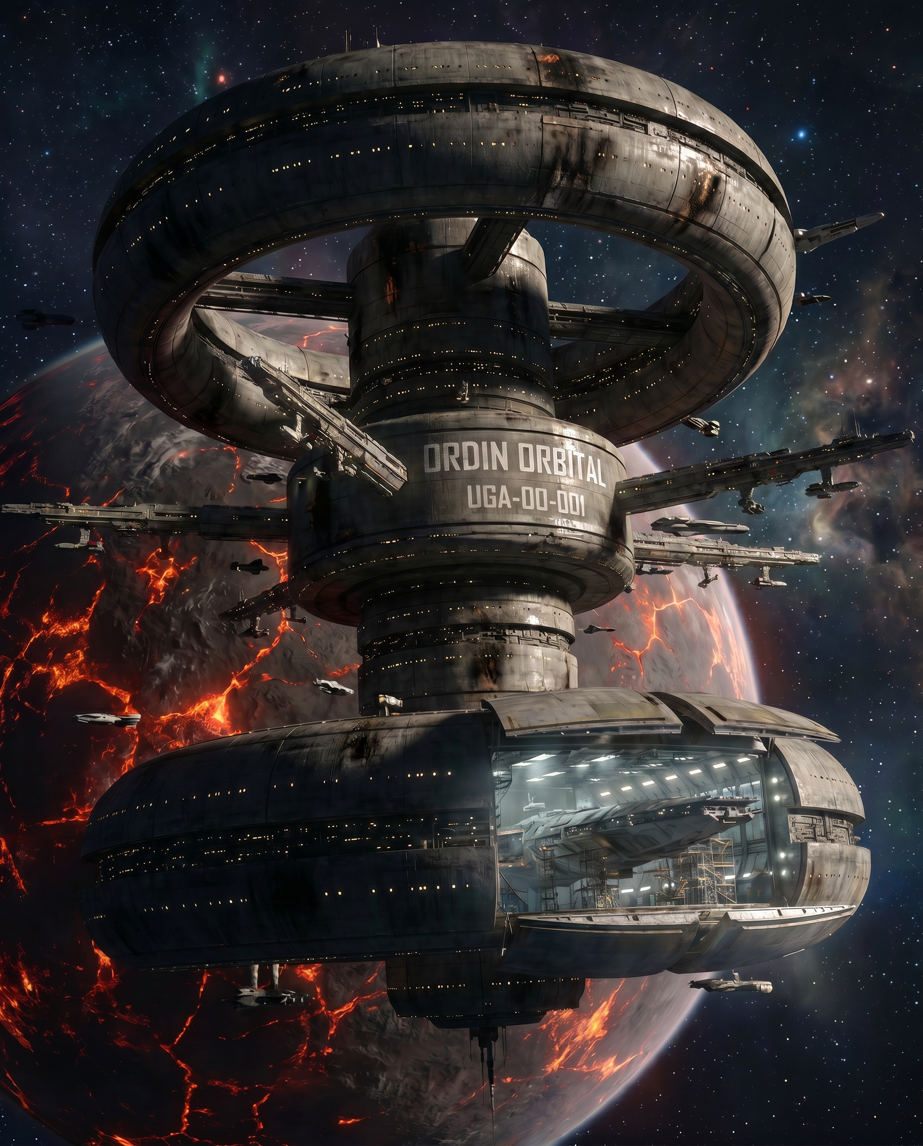 Ordin Orbital — permanent shipyard above Ordin